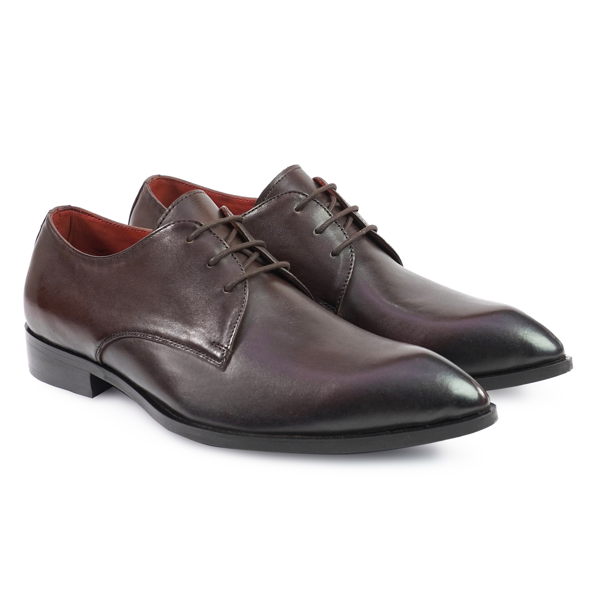2526 Pointer Brown Lace Up LEATHER SHOES